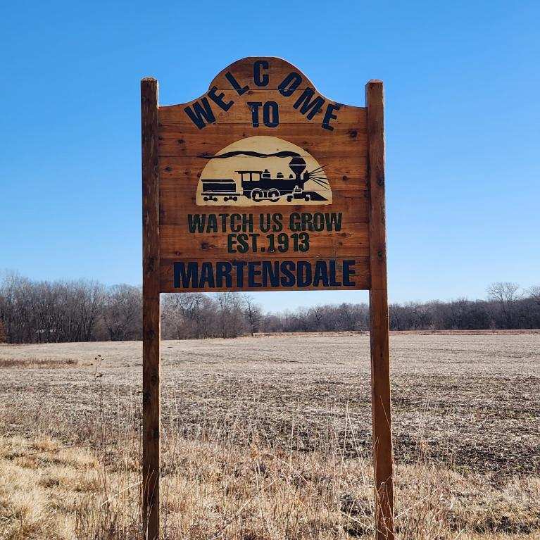 Sign of Martensdale